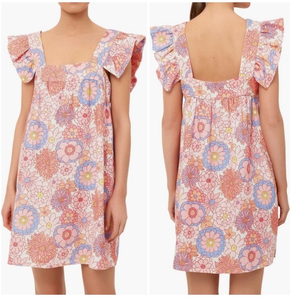 Tuckernuck x Cameren Eubanks Hazel Dress Size Large Wimberly Folly‎ Floral NWT